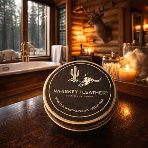 Vanilla Sandalwood Soap Bar - Black